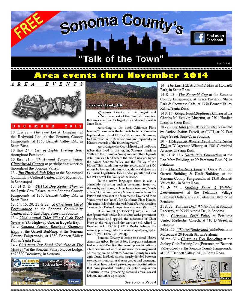 Sonoma County Page 1