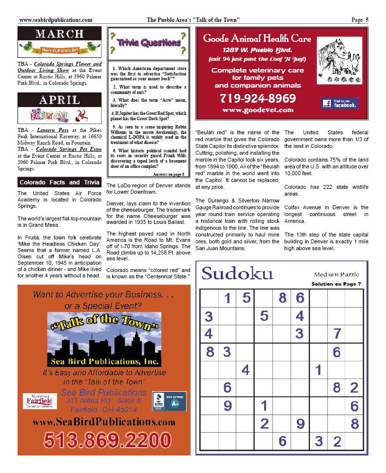 Pueblo, CO page 5