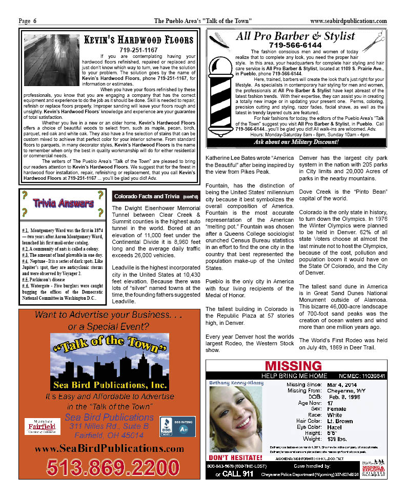 Pueblo, CO page 6