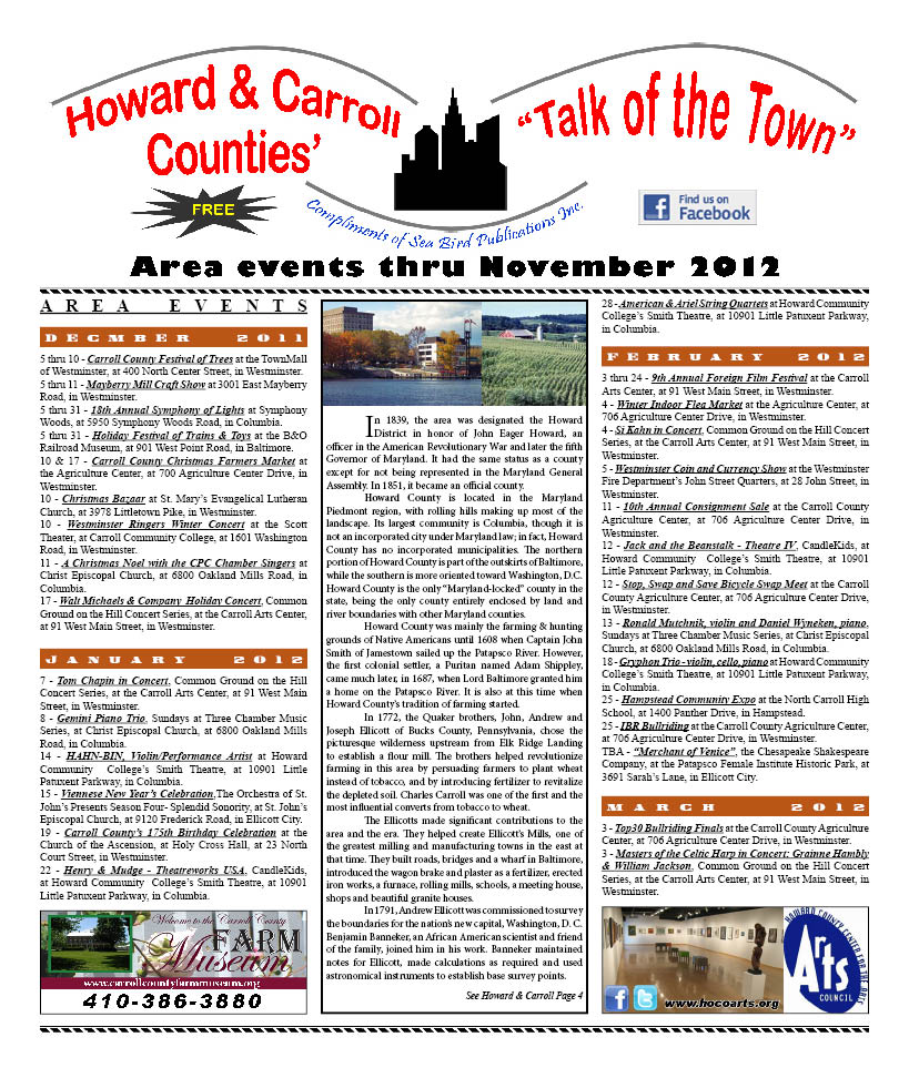 Howard & Carroll Counties' page1