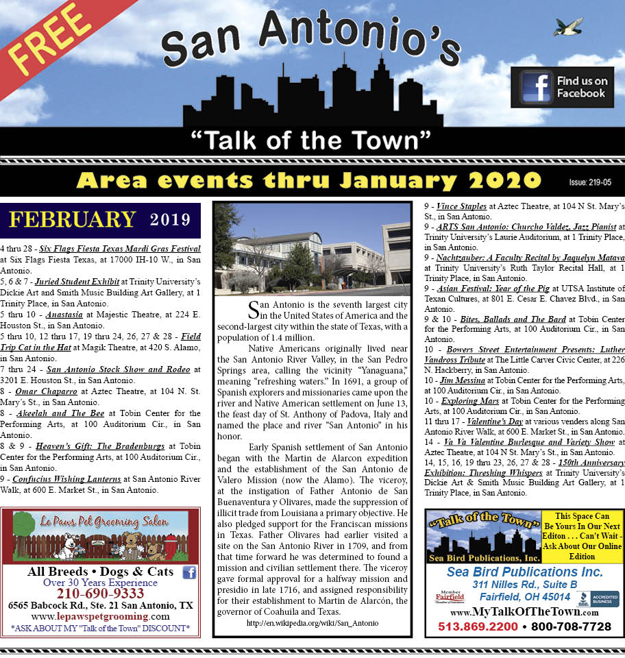 San Antonio Texas page 1