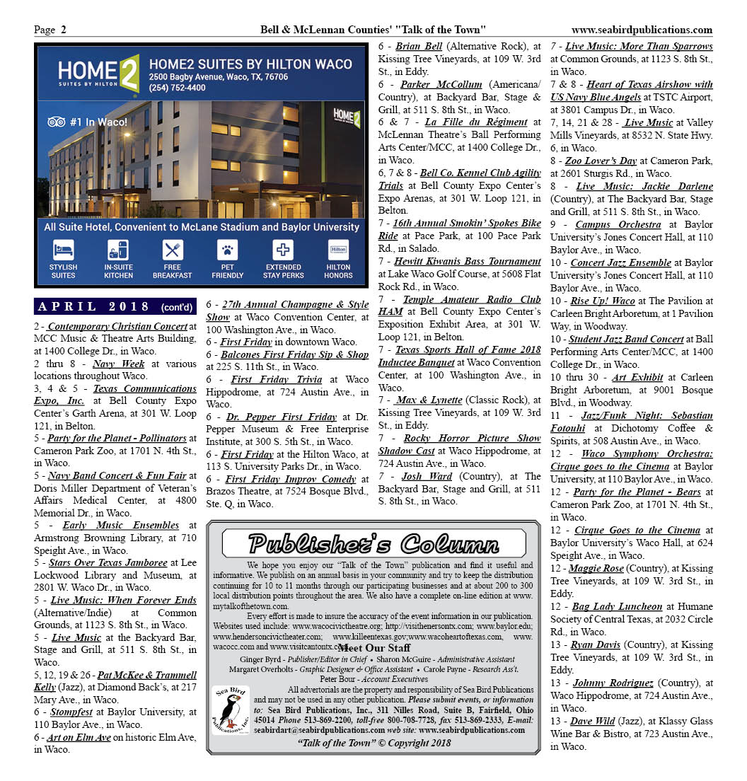 Bell & McLennan Countie's Texas Page 2